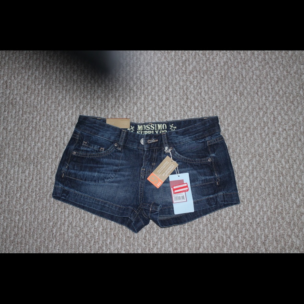 New mossimo denim shorts
